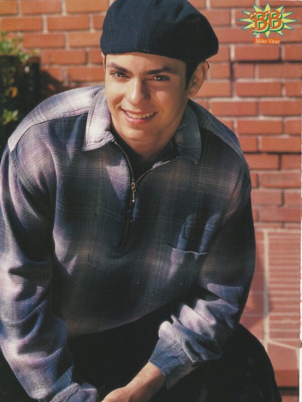 Mike Vitar Jonathan Taylor Thomas teen magazine pinup clipping hat BB Mighty Ducks rare