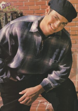 Mike Vitar Anna Paquin teen magazine pinup teen crush brick wall Bop