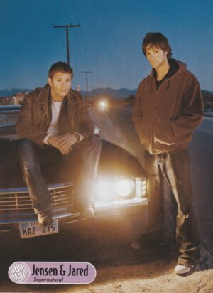 Jensen Ackles Jared Padalecki teen magazine pinup clipping car Pop Star