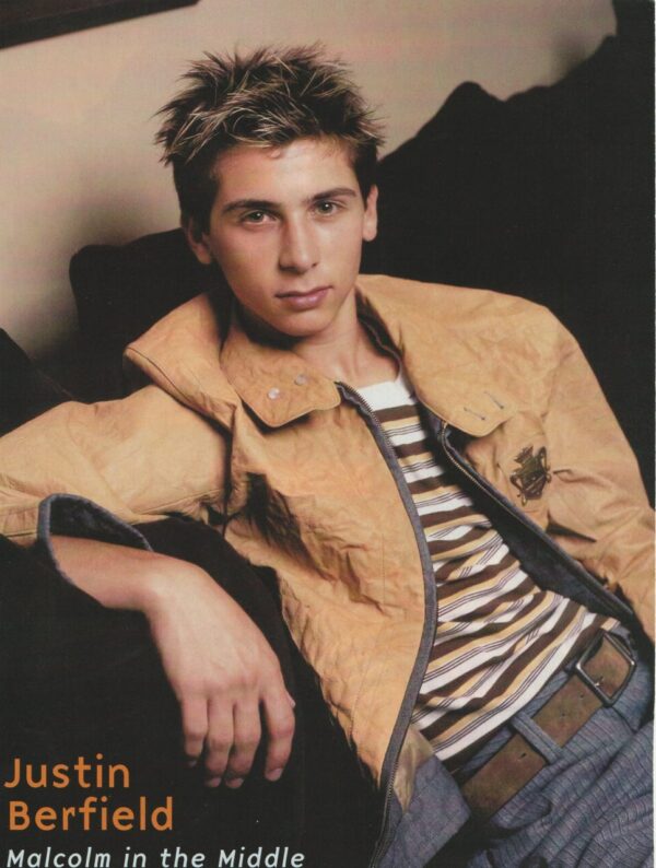 Jensen Ackles Justin Berfield teen magazine pinup clipping Malcolm in the Middle