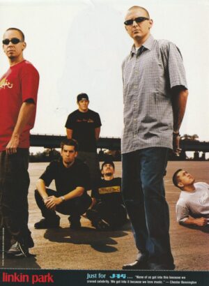 Linkin Park Ashanti teen magazine pinup clipping bridge J-14 pix