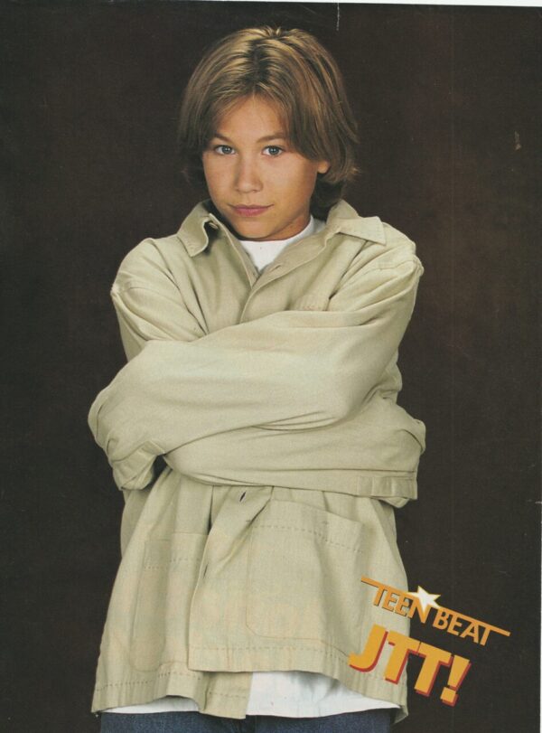 Jonathan Taylor Thomas Jonathan Jackson teen magazine pinup clipping crossed arms JTT Teen Beat