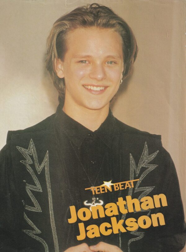 Jonathan Taylor Thomas Jonathan Jackson teen magazine pinup clipping crossed arms JTT Teen Beat - Image 2