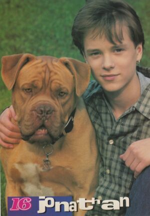 Jonathan Jackson Brandy teen magazine pinup dog modeling 16 mag