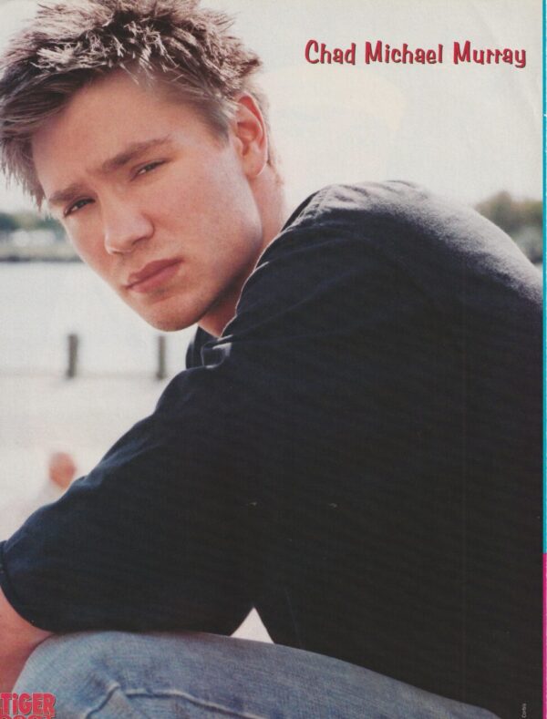 Chad Michael Murray teen magazine pinup blue shirt One Tree Hill