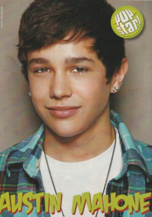 Austin Mahone teen magazine pinup headshot Pop Star pix