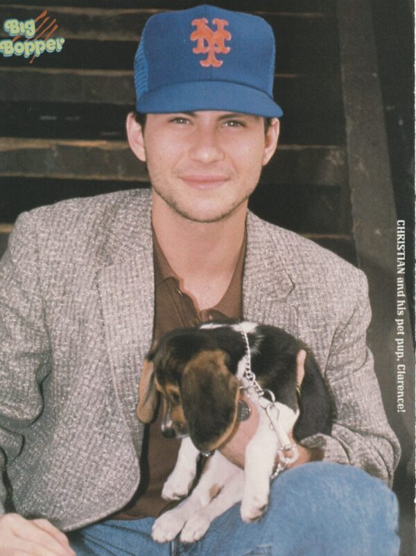 Edward Furlong Christian Slater teen magazine pinup black slacks Big Bopper - Image 2