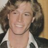 Andy Gibb Scott Baio teen magazine pinup clipping headshot gold necklace