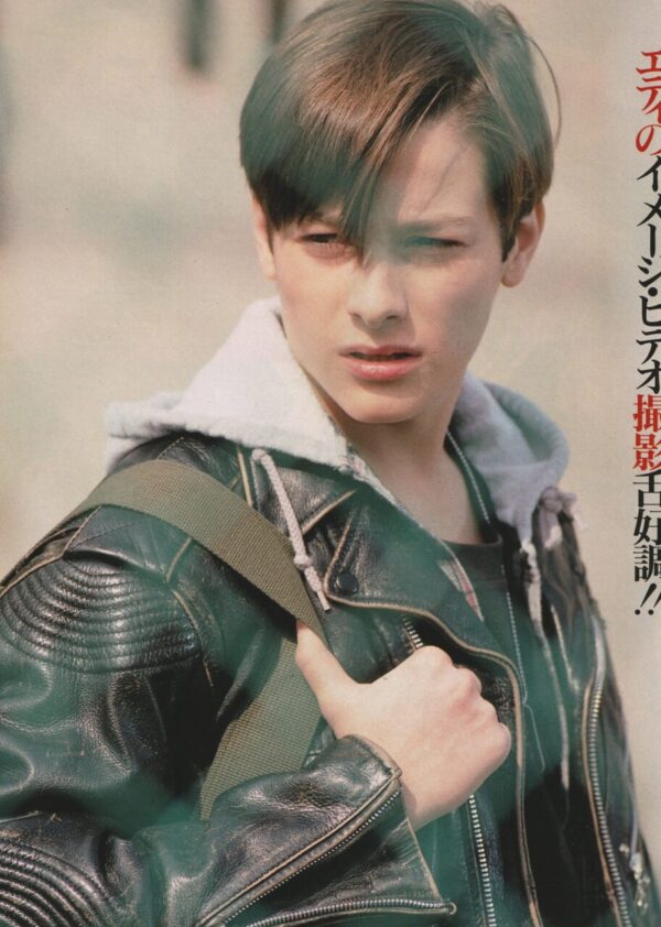 Edward Furlong teen magazine pinup clipping leather jacket Japan