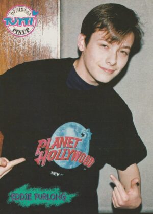 Edward Furlong Will Friedle teen magazine pinup Planet Hollywood shirt Tutti Frutti super rare pix