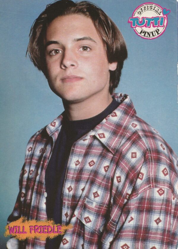 Edward Furlong Will Friedle teen magazine pinup Planet Hollywood shirt Tutti Frutti super rare pix - Image 2