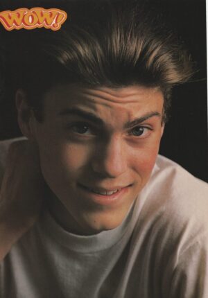 Brian Austin Green teen magazine pinup clipping Wow white t-shirt 90210 pix