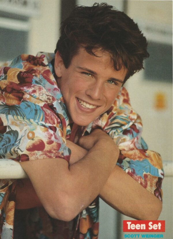 Scott Weinger teen magazine pinup clipping Teen set Full House teen idol rare
