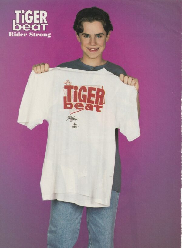 Rider Strong Will Friedle teen magazine pinup chair Tiger Beat - Image 2