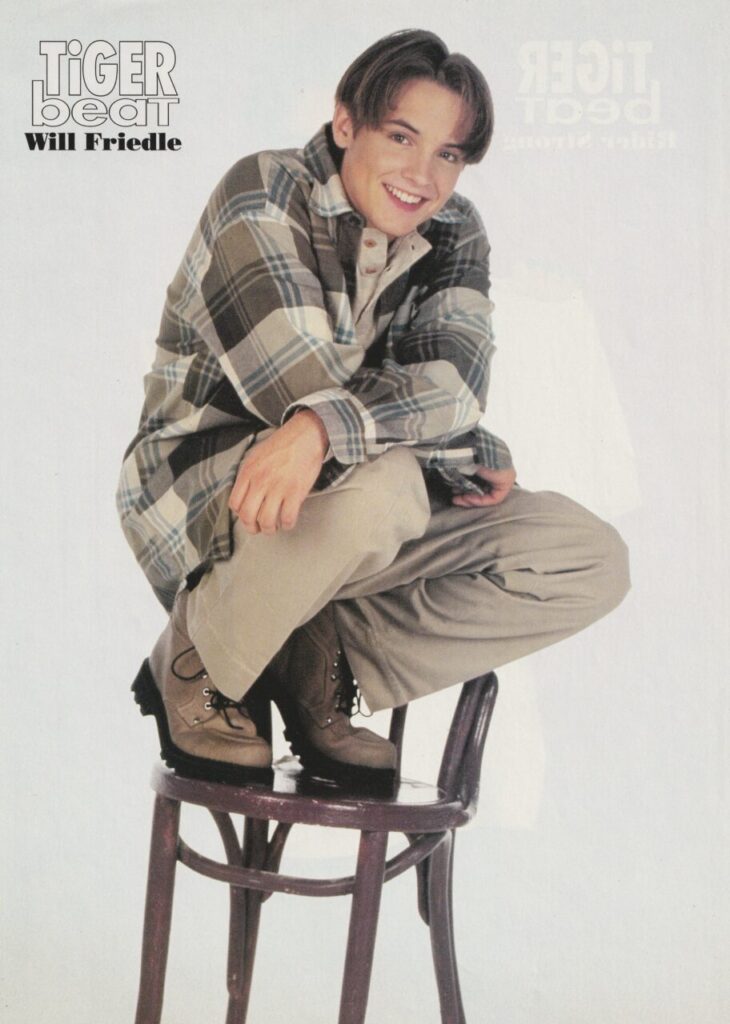 Teen Beat Rider Rider Strong Will Friedle teen magazine pinup chair Tiger Beat – Teen ...