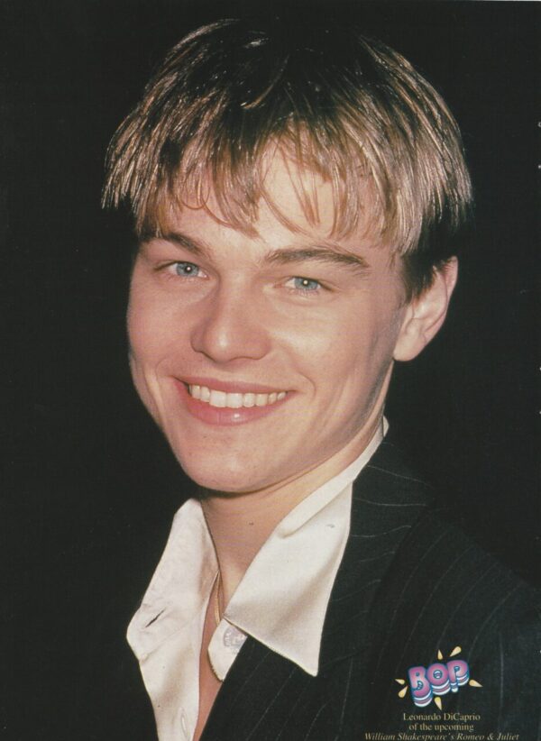 Rider Strong Leonardo Dicaprio teen magazine pinup Bop headshot lips blue eyes - Image 2