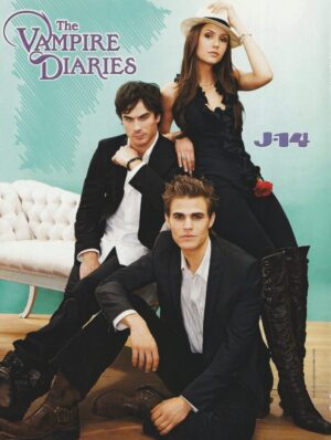 Ian Somerhalder Paul Wesley Nina Dobrev teen magzine pinup clipping photo shoot J-14