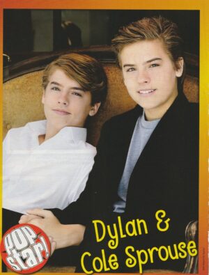 Cole Sprouse Dylan Sprouse Cody Simpson teen magazine pinup looks nice Pop Star