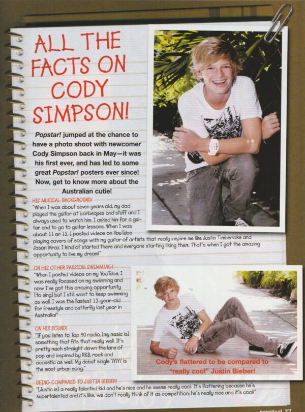 Cody Simpson clipping