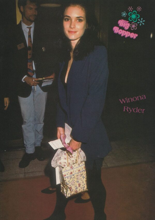 Leonardo Dicaprio Winoma Ryder teen magazine pinup young Big Bopper - Image 2