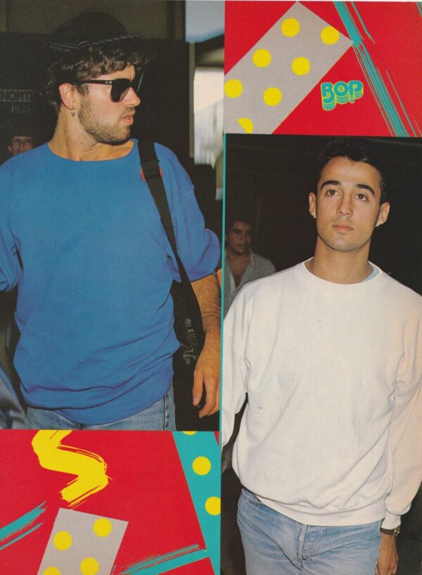 George Michael Andrew Andrew Ridgeley Menudo teen magazine pinup young boys Bop - Image 2