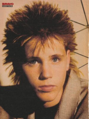 Corey Haim teen magazine pinup clipping Bravo headshot pix