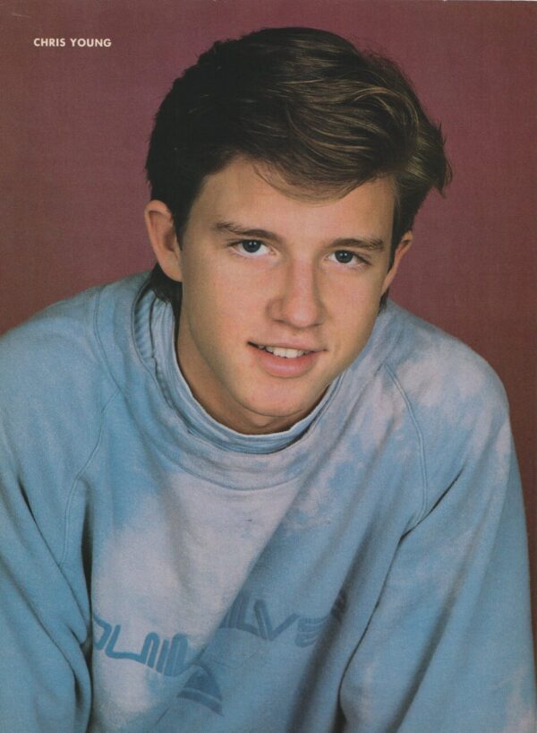 Chad Allen Chris Young teen magazine pinup clipping drums Teen Machine pix Bop - Image 2