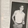 Bruce Penhall Matt Dillon teen magazine pinup clipping Tiger Beat pix shirtless - Image 2
