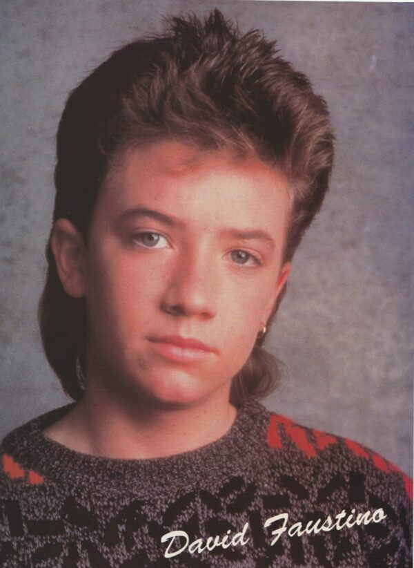 David Faustino Danny Wood teen magazine pinup clipping Wow headshot pix