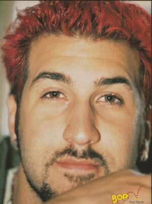 Joey Fatone No Authority teen magazine pinup clipping vintage headshot Bop