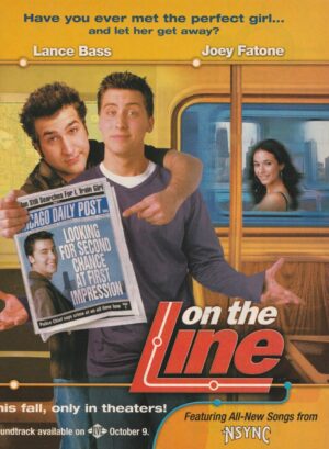 Joey Fatone Lance Bass teen magazine pinup clipping vintage On the Line Ad Bop