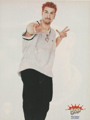 Joey Fatone Brian Littrell teen magazine pinup clipping vintage Bop pix 90’s pop