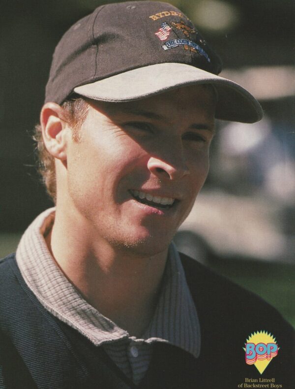 Joey Fatone Brian Littrell teen magazine pinup clipping vintage Bop pix 90’s pop - Image 2