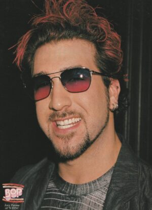 Joey Fatone Nsync teen magazine pinup clipping vintage sunglasses picture pix