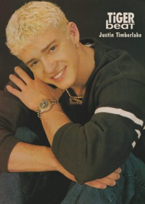 Justin Timberlake Nsync teen magazine pinup clipping vintage younger 98 pix