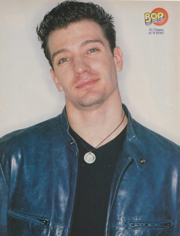 JC Chasez Christina Aguilera teen magazine pinup clipping vintage pix pink - Image 2