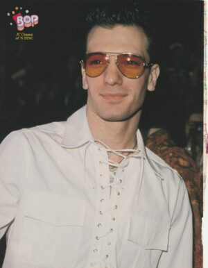 JC Chasez Freddie Prinze Jr. teen magazine pinup clipping vintage Nsync glasses