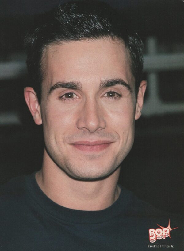 JC Chasez Freddie Prinze Jr. teen magazine pinup clipping vintage Nsync glasses - Image 2