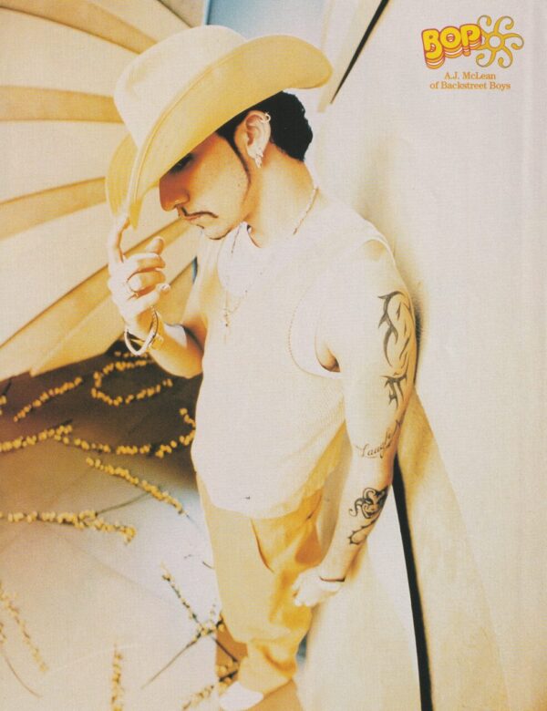 Justin Timberlake AJ Mclean Nsync teen magazine pinup clipping vintage Bop pix - Image 2