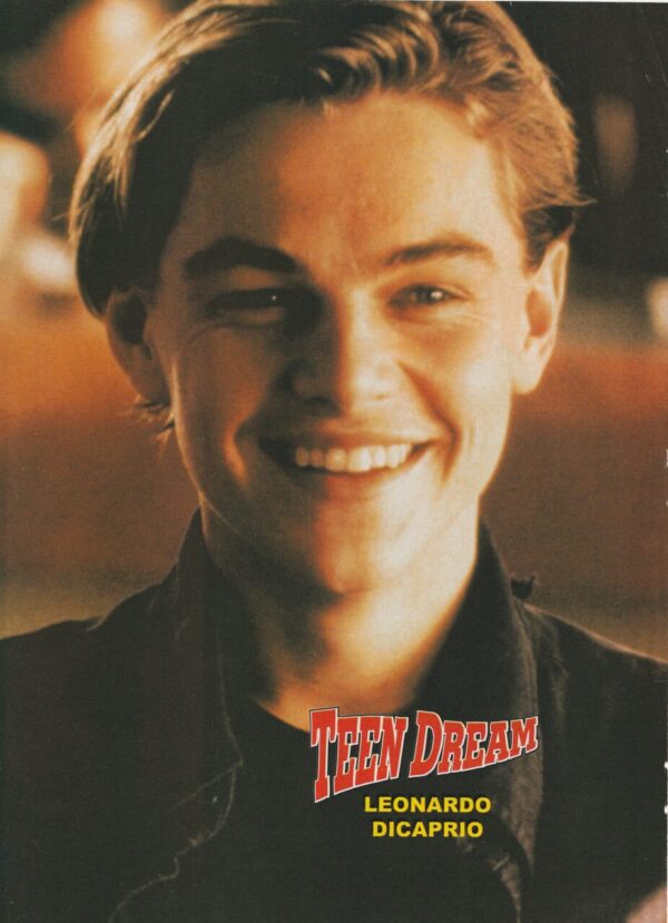 Leonardo Dicaprio Nsync teen magazine pinup clipping vintage I want you back - Image 2