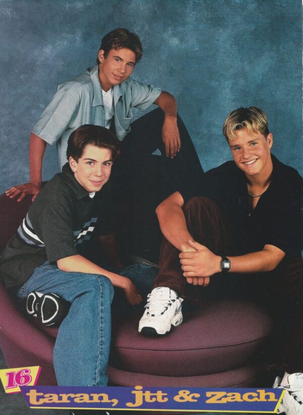 Jonathan Taylor Thomas Taran Noah Smith Zachery Ty Bryan Hanson teen magazine pinup promo Home Improvement 16 mag