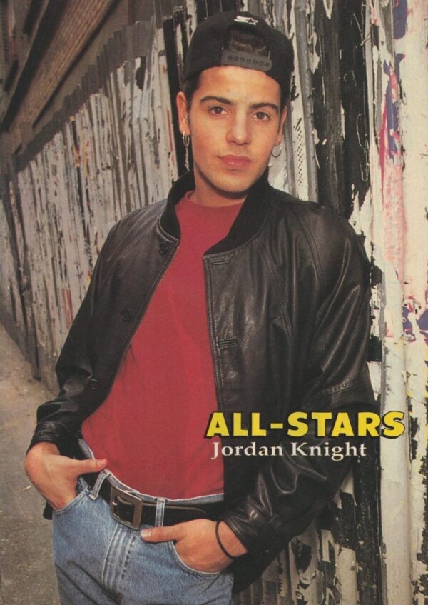 Jason Priestley Luke Perry Jordan KNight teen magazine pinup All-Stars dressed up - Image 2