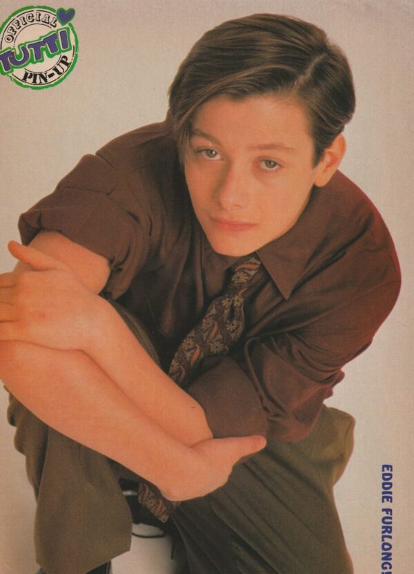 Shane Mcdermott Edward Furlong teen magazine pinup red pants legs open Tutti Frutti 90's pix - Image 2