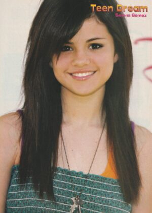 Selena Gomez teen magazine pinup clipping Teen Dream headshot picture pix