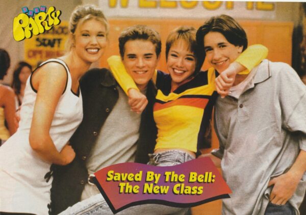 Saved by the Bell New Class Tony Lucca Greg Vaughan Malibu Shores teen magazine pinup clipping Teen Party 90's