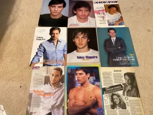 Tobey Maguire teen magazine pinup clipping lot 90's Spiderman Teen Beat Bop
