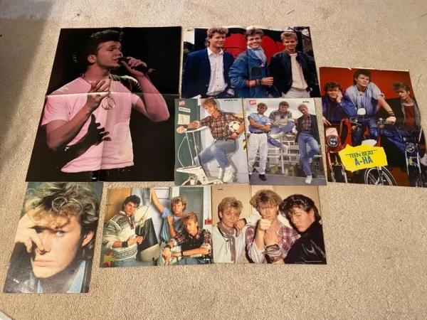 Morten Harket A-ha teen magazine pinup poster clipping lot Tiger Beat Bop pix