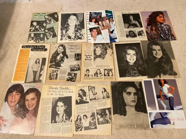 Brooke Shields teen magazine pinup poster clipping lot Tiger Beat Bop pix young - Image 2
