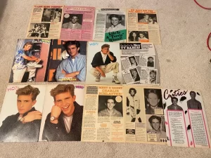 Charlie Schlatter teen magazine pinup poster clipping lot Tiger Beat Bop pix