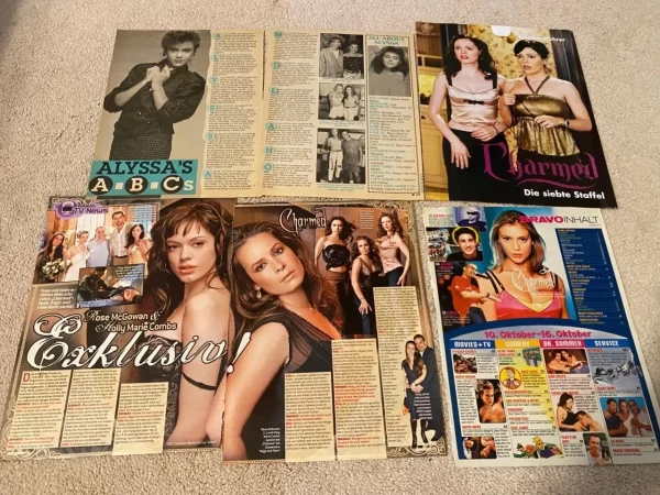 Alyssa Milano teen magazine pinup poster clipping lot Tiger Beat Teen Beat pix - Image 5